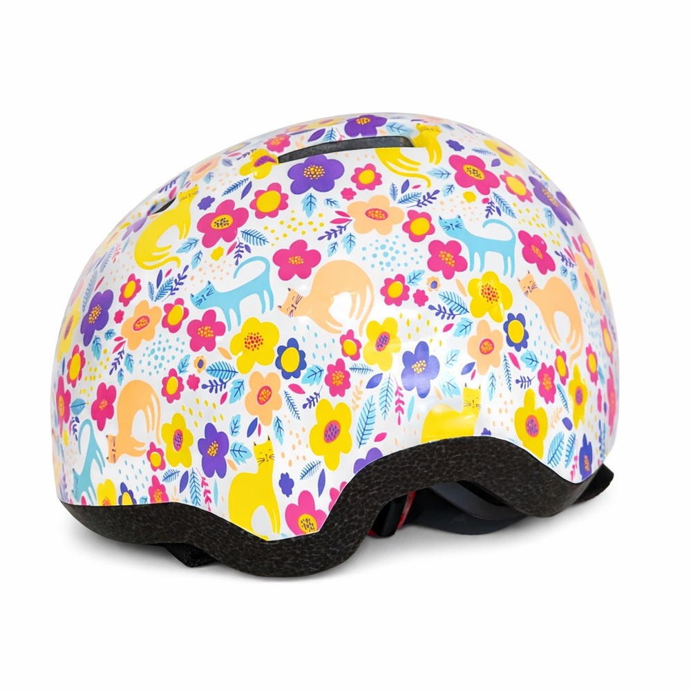 Kids Floral Bike Helmet Youth Adjustable Lightweight – EUC